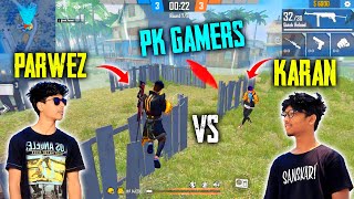 Parwez vs Karan @P.K.GAMERS Epic Fight | 1 vs 1 Clash Squad - Who Will Win | Garena Free Fire