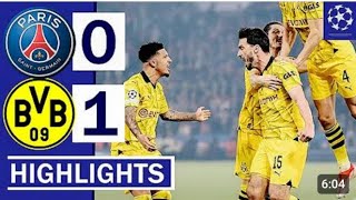 PSG vs Dortmund 0 1 HIGHLIGHTS Hummels Winning GOAL!  UCL Semi Final 2nd