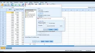 How to Select a Random Sample in SPSS