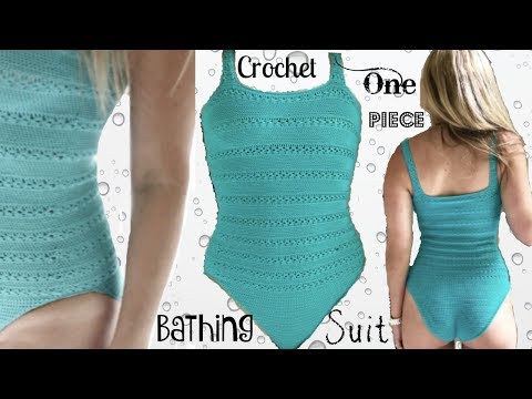 One Piece Crochet Bathing Suit One Piece Crochet Bathing Suit