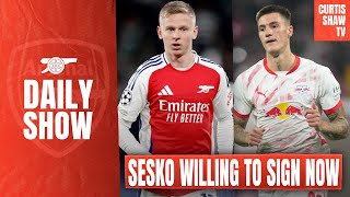 Sesko Willing To Join Arsenal - Atletico Zinchenko Loan Deal - Arsenal Defeat Wolves After Red Card