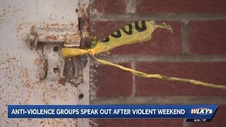Louisville marks a deadly weekend as anti-violence groups push prevention