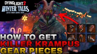 All Gear Pieces For Killer Krampus In Dying Light 2 Winter Tales Event