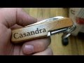 Wayne Carver Personalized Cassandra Pocket Knife