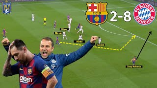 How Bayern Munich DESTROYED Barcelona | Barcelona vs Bayern Munich 2-8 | Tactical Analysis