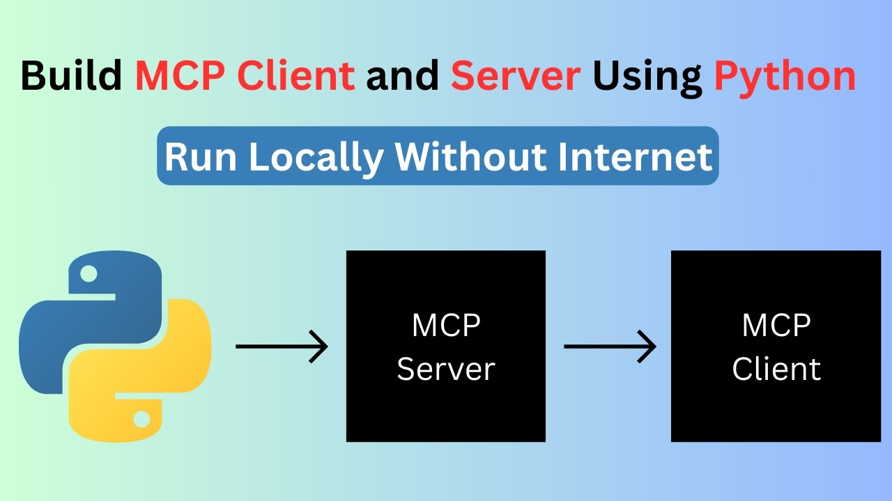 Building Mcp Client And Server Using Python Sdk Step By Step Tutorial