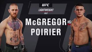 UFC 257 - McGregor vs Poirier  2 Full fight UFC3
