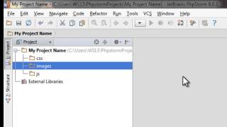 Creating a new PhpStorm Project