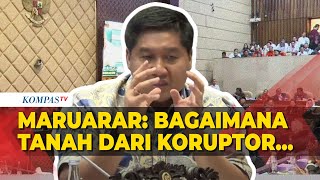 Rapat Perdana di DPR, Menteri Maruarar Bicara Konsep Tanah dari Koruptor Jadi Rumah untuk Rakyat