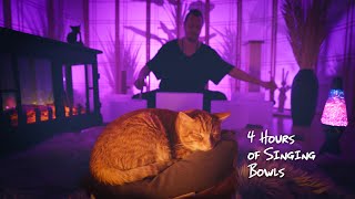 16 Singing Bowl Frequencies Sound Bath | The Most Calming Meditation Music | 4 Hours No Loops!