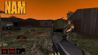 NAM [1998] - Reskined Duke Nukem 3D from Vietnam | Level 1: Base Camp | 4K/60