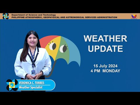 Public Weather Forecast issued at 4PM July 15, 2024 – Monday