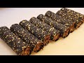 김밥처럼 돌돌말아 만드는 김밥 수제강정 예약없인 못먹는 말랑말랑 수제 강정 making korean crunchy nut snack korean street food