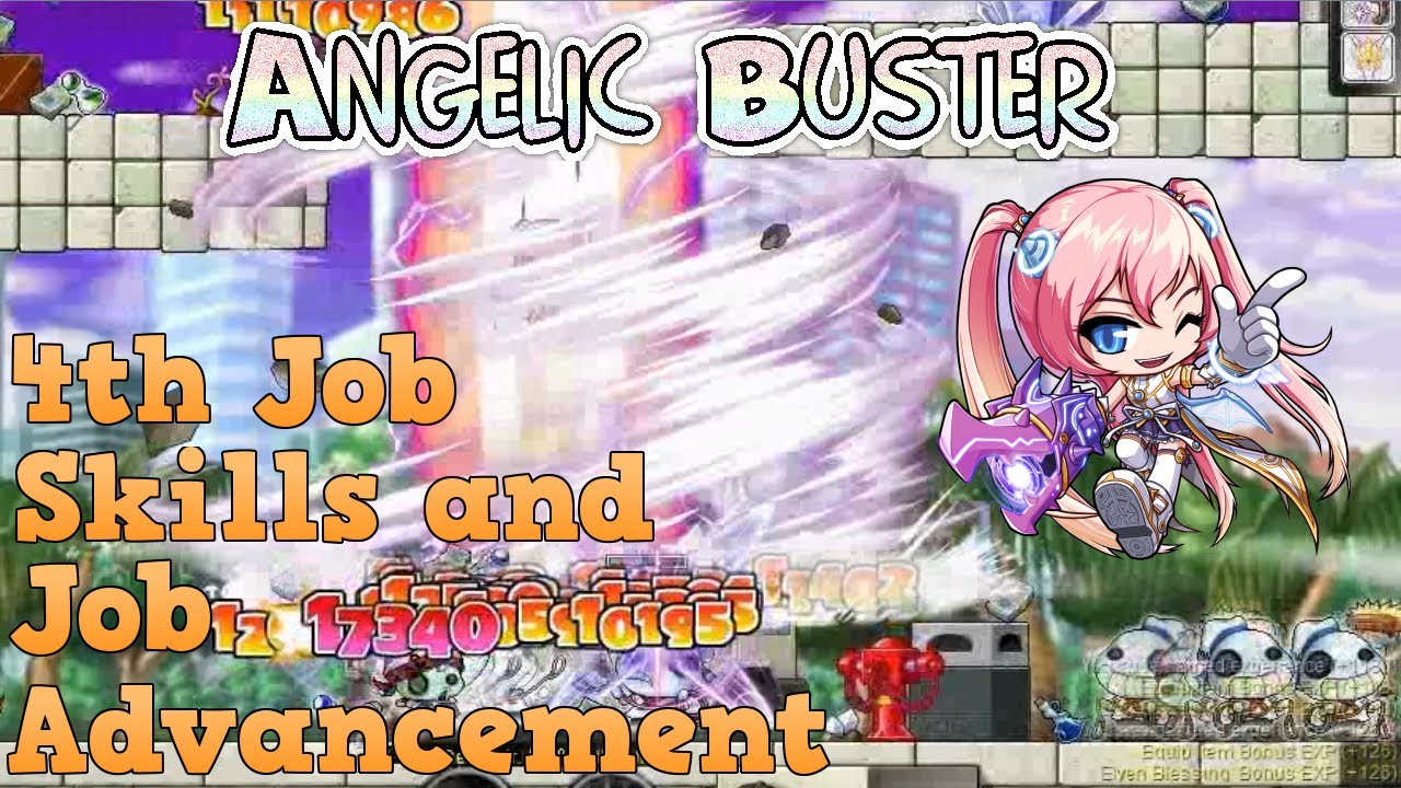 [GMS] Maplestory Angelic Buster 4th Job Skills Explanation Commentary ...