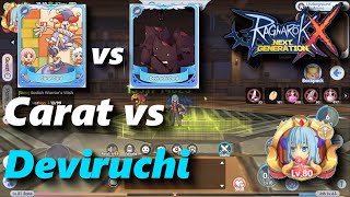 Carat vs Deviruchi Card (+10% heal) | rox | Ragnarok X: Next Generation