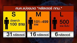 กทม.เผยยอดฉีดวัคซีน 25 จุดนอก รพ.แล้ว 13,052 คน - แบ่งกลุ่มคลัสเตอร์ 3 ไซส์ S-M-L