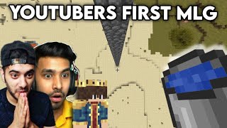 Youtubers First MLG in Minecraft