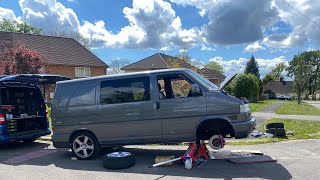 VW T4 Steering rack replacement