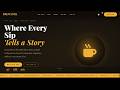 Create Coffee Shop Website Using HTML CSS JavaScript | Fully Responsive Tutorial
