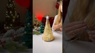 Making a CHRISTMAS TREE For My Room 🎄🤩 #xmas #diycrafts #christmas #christmastree #xmasdecor