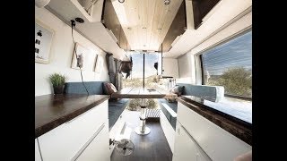 VAN TOUR: Ultimate DIY Off-Grid Sprinter Van Conversion with Bathroom | Comes with A View