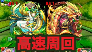 【パズドラ】木と焔の鉄星龍 高速周回【ラオウ】