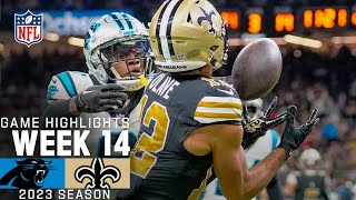 Carolina Panthers vs. New Orleans Saints Game Highlights | NFL 2023 Week 14