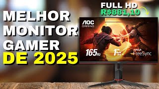 O melhor MONITOR GAMER de 2025! 27 polegadas 165hz e Custo Beneficio