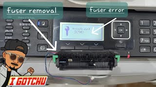 RICOH SP 325SFNw | SC542 | how to remove fusing unit | easy