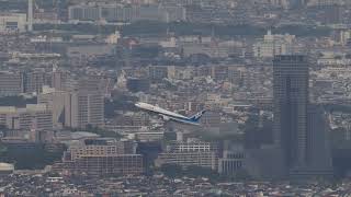 ANA Boeing 777-200ER JA742A 伊丹空港離陸  夏の沖縄へ