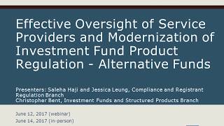 Webinar - Effective Oversight of Service Providers