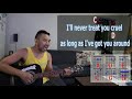 I Want You Around - Ramones   (acoustic cover) + Lyrics + Chords