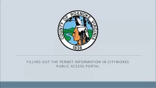 Adding Information to Your Permit Application