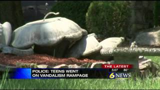 Police: Teens went on vandalism rampage