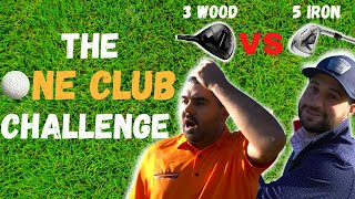 We Played a Full Golf Hole With Only One Club!