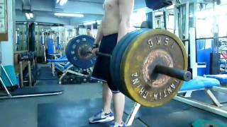 Marco - Deadlift 130kg/287lbs x7 - 29/8/2010