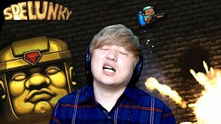 스펠렁키 쏘이지]#2 항아리 같은 게임이었네. 거지같은 지옥도전 (Spelunky 풍월량)