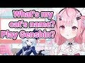 Sakuna Reveal Her Cat's Name and Answer About Playing Genshin