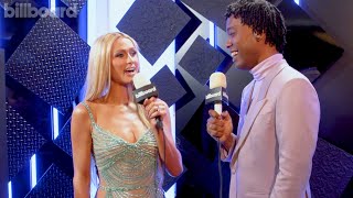 Paris Hilton On Her New Music With Sia, Her Kids Loving "Stars Are Blind" & More | GRAMMYs 2024