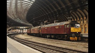 West Coast double headed 47s through Apperley Bridge.