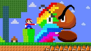 What If Mario Wonder but Every Seed Makes Mario Double Power to LEGO | Mario Witcher