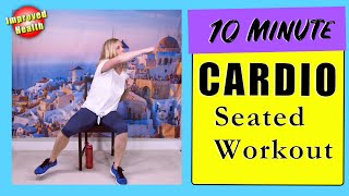 Chair Exercises for Seniors | 10 Minute CARDIO Workout | No Equipment