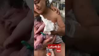 normal delivery baby birth  video