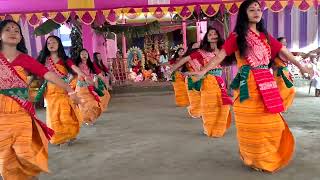 #Bodo Traditional Dance##Kherai Mwsanai part-1 ( Durga Puja 2024)