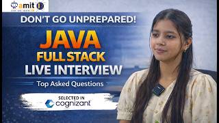Java full stack mock Interview 03 | Can You Crack Cognizant Java Interview? | Full Stack Q&A