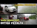 ertiga vs calya ditanjakan krakalan saat kondisi licin ll jalur Bawang-dieng