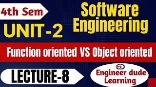Difference between Function-Oriented And Object Oriented Software Development @Engineerdude-g6m