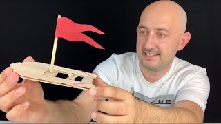How to make DIY powered small Wooden Boat
