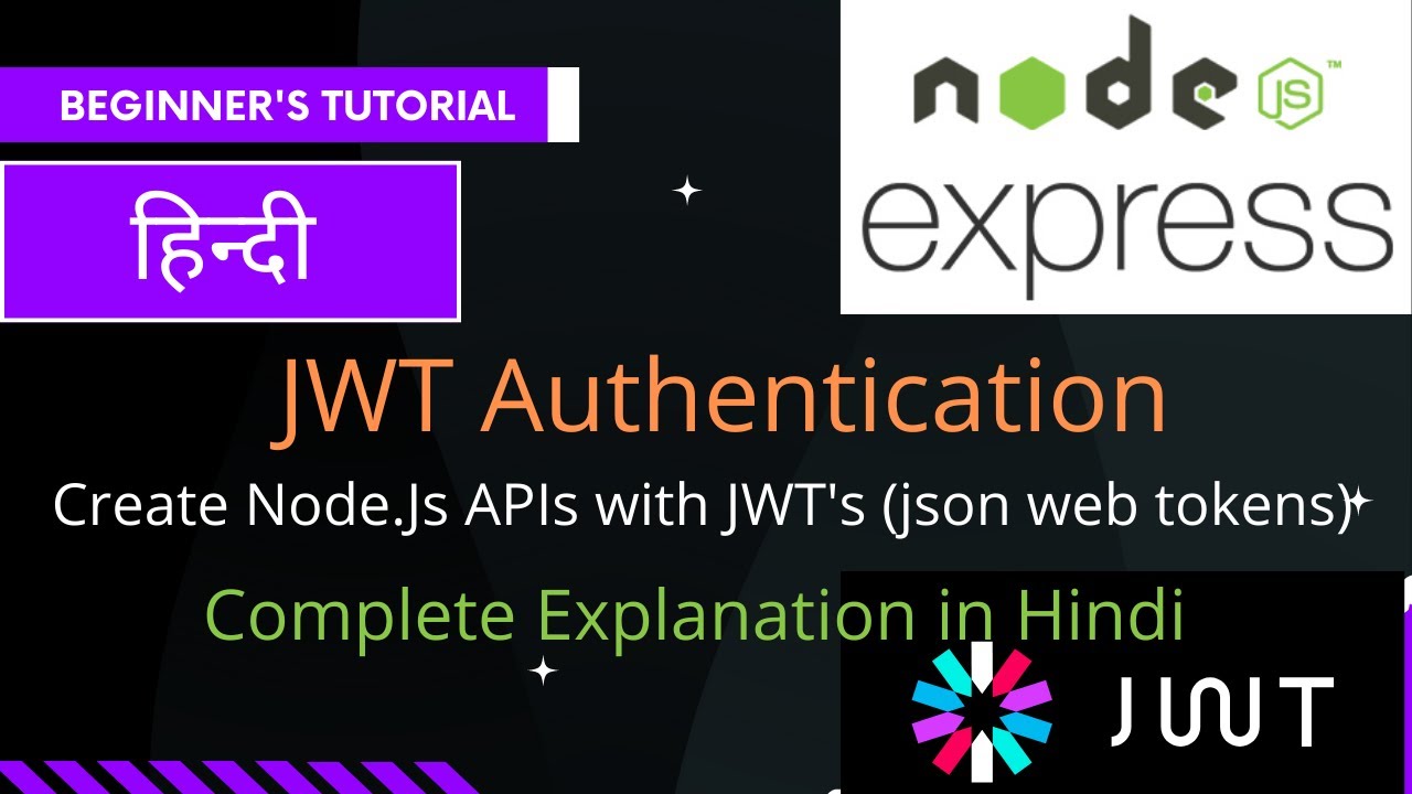 Node.js Tutorials: JWT Authentication | Node.js API Authentication With ...