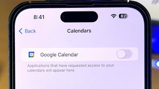 ANY iPhone How To Allow Access to Calendars (& FIX Not Showing)